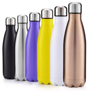 Bouteille isotherme sous vide à double paroi en acier inoxydable de 500 ml pour cola, thermos de sport pour l'extérieur - Product Image 1