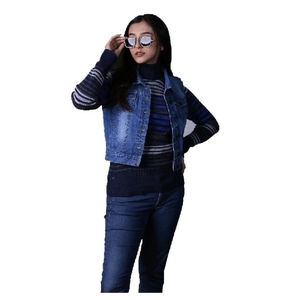 Chaqueta vaquera de mujer transpirable de alta calidad, precio barato de fábrica, alta calidad, chaquetas más vendidas - Product Image 5
