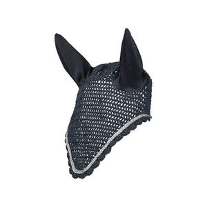 Equestrian Horse <b>Bonnet</b> Premium Soft Mesh Ear Hood for Competition Riding Fly Protection and Horse Comfort - Product Image 2