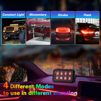 Control Remoto Universal para Aplicaciones, Panel de Interruptores RGB de 8 Canales con Caja de Control de Circuito para Camiones, Embarcaciones, Barcos y Automóviles