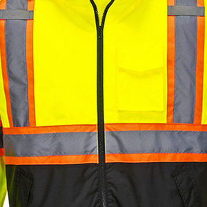 Custom High Visibility Worker <b>Reflective</b> Winter Jacket Latest Design Nylon <b>Material</b> Waterproof Plus Size Work Clothes - Product Image 5
