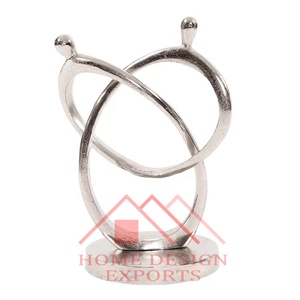 Escultura de aluminio de la mejor calidad, escultura de figura humana para sala de estar, escultura de figura humana chapada en Metal, superventas - Product Image 1