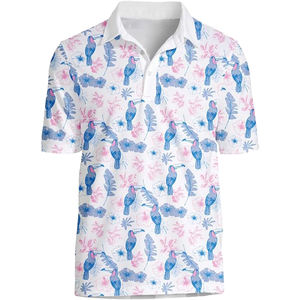 OEM de lujo de alta calidad de la empresa de fabricación de logotipo personalizado de manga corta de golf de la humedad de la camiseta Polo de golf para los hombres - Product Image 3