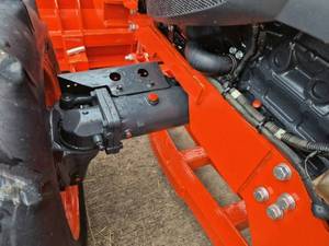 Tractor Agrícola Compacto Naranja con Ruedas, Máquina Agrícola con Cuchilla Delantera, Tractor Utilitario 4x4 - Product Image 6