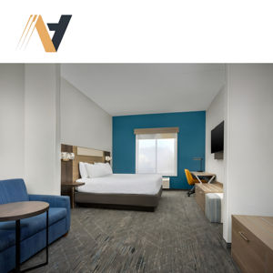 Muebles de Dormitorio para Hotel Comercial, Ahorro de Espacio, Almacenamiento para Habitación de Huéspedes, MDF, Chapa LPL, Renovación, Cama Twin XL, Directo de Fábrica en Vietnam - Product Image 2