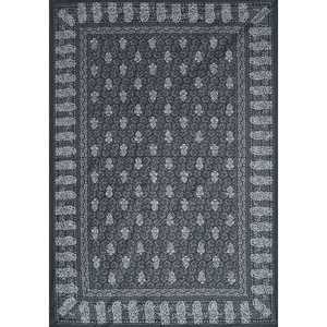 Drap de lit simple en coton gris 180 TC avec 1 taie d'oreiller (BSB1101) - Product Image 2