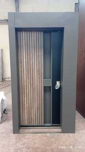 ABSDOOR SPLINE Premium Acier Bois Texturé Design Meilleure Qualité Finition Appartement Entrée Villa Intérieur Sécurité Inspiré Nature - Product Image 3