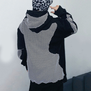 Nouveauté professionnelle : sweat-shirts à capuche oversize pour femmes, pull à capuche, vêtements décontractés à la mode, design à épaules tombantes pour l'hiver - Product Image 5