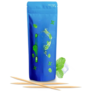 优质调味牙签 - 助助戒烟 - 无尼古丁 - 非转基因、犹太洁食、纯素、冬青 - Product Image 1