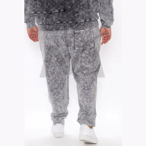 Chándal Retro Vintage lavado con ácido para hombre, conjunto de dos piezas de talla grande con diseño único desteñido, ropa informal cómoda y elegante - Product Image 5