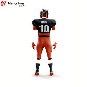 Mejor Nuevo Diseño Personalizado Uniformes de Fútbol Americano Conjunto Transpirable Jersey Pantalones Cortos Adultos Jóvenes Fútbol Americano Jersey Precio - Product Image 6