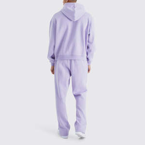 Ensemble de survêtement en polaire imprimé pour homme, coupe-vent, avec sweat à capuche et pantalon de jogging, deux pièces, design surdimensionné - Product Image 5