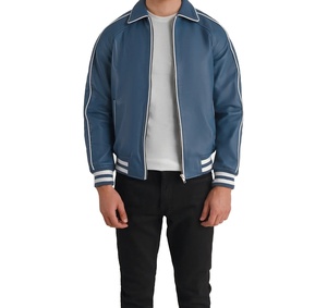 Blouson aviateur Letterman classique avec laine de haute qualité et manches en cuir véritable Veste de baseball universitaire pour hommes - Product Image 1