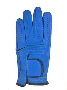 2025 Guantes de golf de cuero genuino Cabretta con logotipo personalizado Nuevo color personalizado Calidad Premium para protección de manos deportivas - Product Image 5