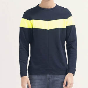 Unisex Embossed Pullover Sweatshirt 100% Cotton <b>Crewneck</b> for Winter - Product Image 4