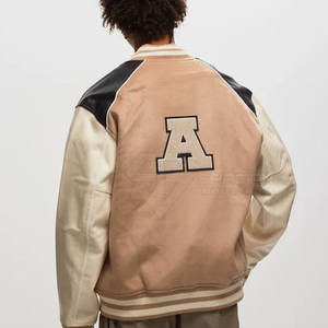 Veste de baseball pour hommes, hiver 2025, broderie de lettres sur le devant, vêtements d'extérieur personnalisables, veste de baseball pour adultes - Product Image 2