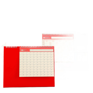 Calendario de Escritorio 2027 con Etiquetas Coloridas, Diseño Minimalista, Logotipo Personalizable para Empresas - Product Image 1
