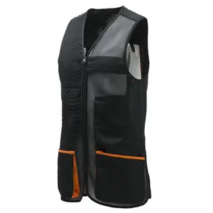 Wholesales All Season Shooting Range with Large Shell Pocket Cotton/Polyester Skeet Shooting Vest with Windproof Mesh for Unisex