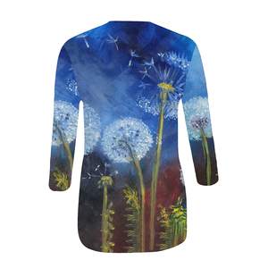 Vente en gros de t-shirts pour femmes sur mesure nouveau style toile respirante écologique sublimation imprimé matériau de haute qualité - Product Image 6