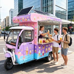 Carrito de Comida Móvil <span class=keywords><strong>Halo</strong></span> <span class=keywords><strong>Halo</strong></span> con Máquina de Hielo Raspado y Barra de Aderezos para la Venta de Especialidades de Postres Filipinos, Calidad Profesional - Product Image 4