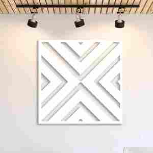 Marco cuadrado de arte de pared abstracto Premium, decoración moderna para el hogar para sala de estar, dormitorio, calidad de exportación - Product Image 5