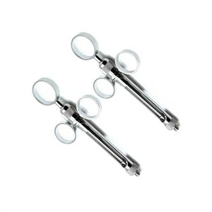 Jeringas de Anestesia Manuales para Instrumentos Dentales, Jeringa de Inyección y Aspiración de Acero Inoxidable - Product Image 1