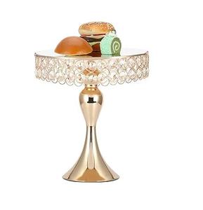 แท่นวางเค้กโลหะทรงกลมสำหรับบนโต๊ะอาหารในโรงแรมจานสำหรับตกแต่งเค้กหรูหราดีไซน์ใหม่ - Product Image 6