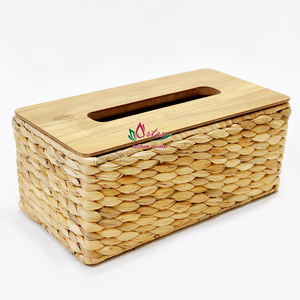 Porta Servilletas y Pañuelos de Bambú Resistente y Personalizado, Diseño de Superficie de Mesa de Madera de Lujo Ligero para Hogar, Oficina, Hotel y Restaurante - Product Image 2