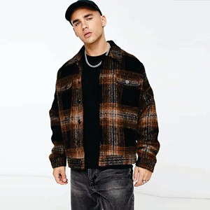 Chemise cargo à manches longues de haute qualité pour hommes Chemise de travail en coton à la mode Chemise à manches longues décontractée pour hommes Veste - Product Image 2