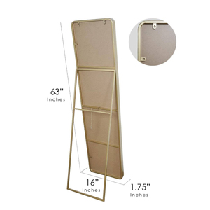 Espejo de arte decorativo para pared, espejo de pared de cuerpo entero de tamaño completo con marco de metal, compra de proveedor indio a precio al por mayor - Product Image 5