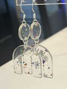 Luxury <b>Resin</b> <b>Earrings</b> Designable Jewelry for Woman Trendy <b>Resin</b> Epoxy <b>Earring</b> Customize Design Eco Friendly <b>Resin</b> Epoxy <b>Earring</b> - Product Image 2