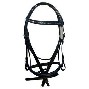 Recién llegado, equipo de equitación de calidad Premium, brida de caballo de cuero genuino indio - Product Image 1