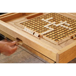Juego de Mesa de Madera Rústica Latitude Run Sharnetta, Juego de Mesa Estimulante para el Cerebro, Perfecto para Juegos de Estrategia, Scrabble y Juego Cognitivo - Product Image 3