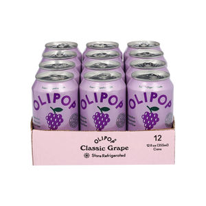 Refresco clásico de uva OliPop, bebida carbonatada con sabor natural. - Product Image 2