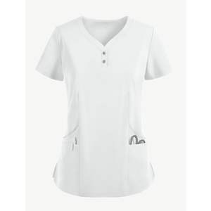 Costumes de gommage élégants pour femmes ensembles de pantalons supérieurs tailles de Logo personnalisé infirmière couleurs hôpital médical vente en gros en vrac ensemble de gommage à bas prix - Product Image 4