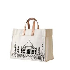 Sac fourre-tout à bandoulière en toile de coton de haute qualité - Product Image 3