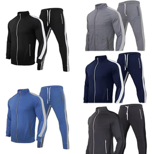 Chándal Deportivo Informal de Alta Calidad para Hombre, Otoño, Color Sólido, Tejido de Forro Polar Transpirable, Colores Personalizados, Último Diseño de Sublimación - Product Image 1