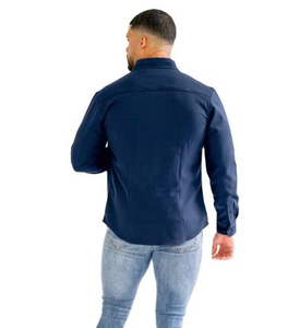 Veste de travail personnalisée Streetwear en toile imperméable coupe-vent grande taille pour hommes vente en gros directe d'usine - Product Image 3