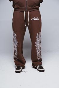 Pantalones Deportivos de Cintura Alta para Mujer, Tendencia 2026, Estilo Urbano Holgado, Desgastado, Lavado, Grueso, de Algodón para Invierno - Product Image 2