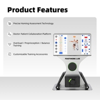 Plate-forme d'entraînement portative d'équilibre proprioceptif pour la surcharge d'évaluation de repositionnement de scanner de mouvement de réadaptation de corps de pied