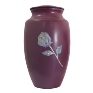 Urnes de crémation pour adultes en aluminium de conception classique et nouvelle en marbre bleu Urnes funéraires en métal pour cendres humaines. - Product Image 6