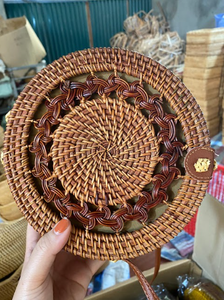 กระเป๋าแฟชั่นหวายแบบยั่งยืนเหมาะสำหรับร้านค้าปลีกสินค้าแบรนด์และไลฟ์สไตล์ที่เป็นมิตรต่อสิ่งแวดล้อม - Product Image 3