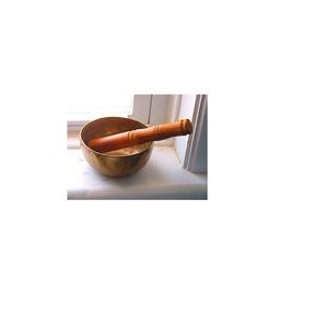 Cuencos de canto tibetano budista, cuenco de canto curativo tibetano de oro de nepalí, Logo personalizado religioso - Product Image 1