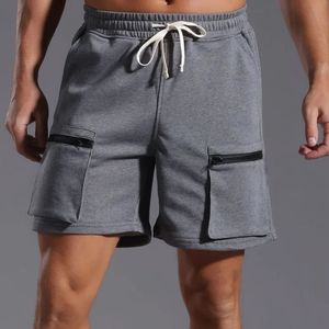 Shorts de basketball unisexe 2025 sexy à motif uni, antibactériens, 100 % polyester, séchage rapide, longueur genou, poches avant zippées, pour la gym - Product Image 4