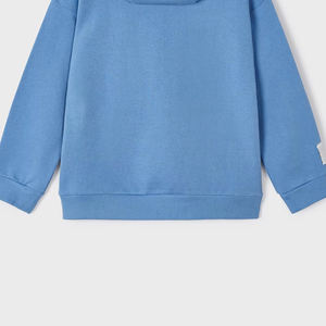 100% algodón niños invierno pulóver Sudadera con capucha logotipo bordado personalizado tejido de rizo para bebés - Product Image 6