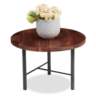 Nouvelle table à manger en bois massif noir moderne, légère et stable, avec structure en métal, meubles de luxe pour salon, Blue Ocean CT-9-2023