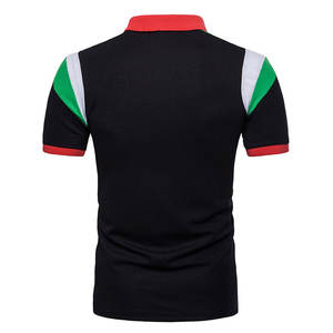 เสื้อโปโลผู้ชายเสื้อกอล์ฟโปโลแขนสั้นปกซี่โครงเสื้อกอล์ฟแบบซับลิเมชันออกแบบได้ตามต้องการ - Product Image 3