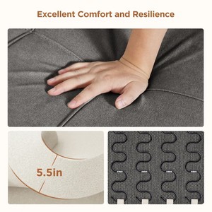 Moderno 3 en 1 sofá cama extraíble sofá cama silla cama reclinable pequeño sofá cama individual silla para sala de estar - Product Image 4