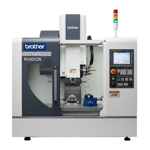 Machine de fraisage CNC verticale Brother SPEEDIO R450X2N, broche BT30, système de palette simple ou double, conception compacte, pièces précises - Product Image 1