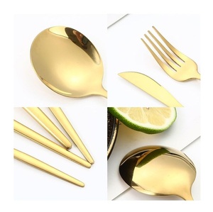 Cuillère élégante en acier inoxydable avec manche en agate naturelle, style vintage, durable, personnalisable, dorée, luxe, cadeaux de table, sur mesure - Product Image 3